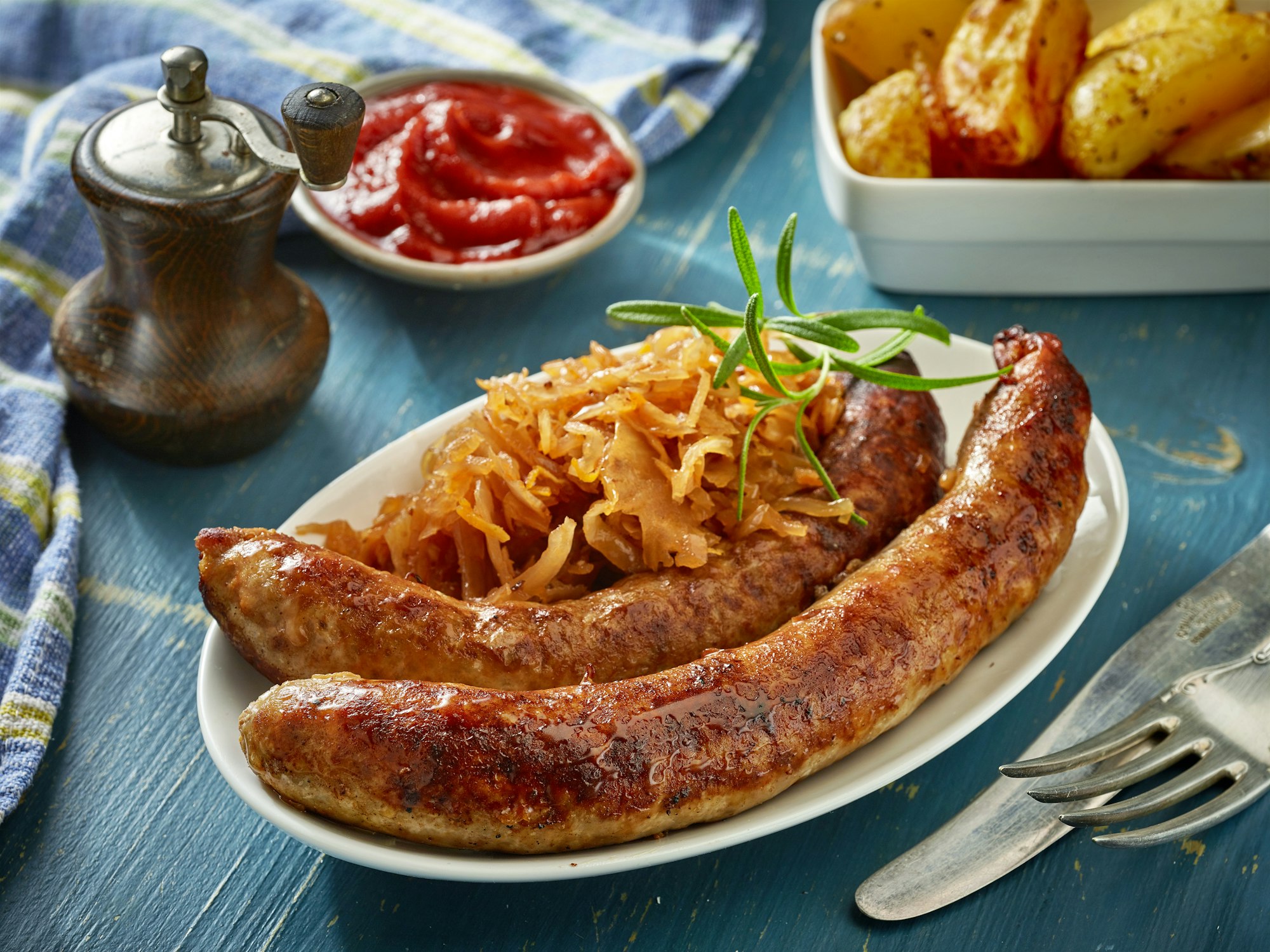 Saucisse et choucroute